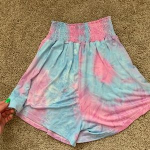 Tie dye shorts⚡️